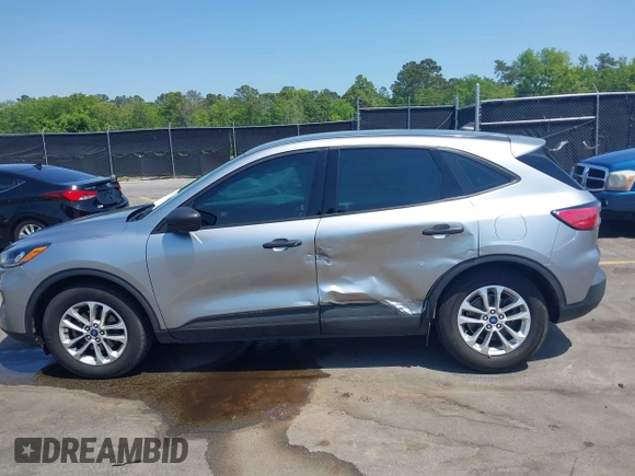 2021 Ford Escape S with VIN 1FMCU0F63MUA50558, listed as a IAAI auction lot 42072684 with 19,241 mi miles and . Bid and sale history available at DreamBid. Image 14.