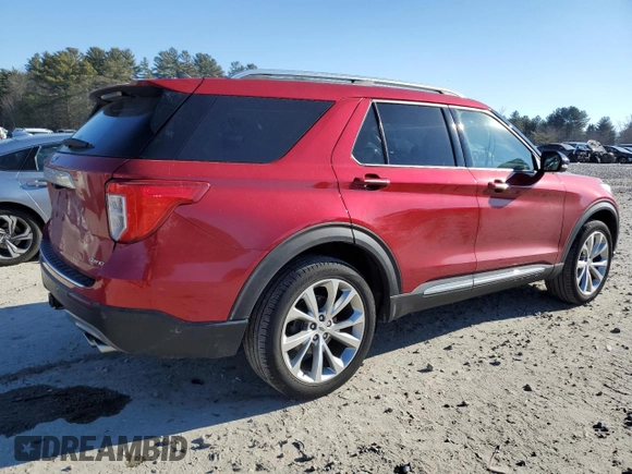 2021 Ford Explorer Platinum with VIN 1FM5K8HC4MGA00511, listed as a Copart auction lot 89359525 with 46,886 mi miles and Salvage Title. Bid and sale history available at carsss.com. Image 3.
