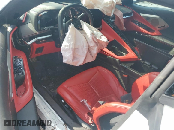 2023 Chevrolet Corvette 3LT с VIN 1G1YC3D47P5127570, выставлен на аукционе Copart как лот 57213835 с пробегом Не указан миль и Списание • Salvage title. История ставок и продаж доступна на DreamBid. Изображение 8.