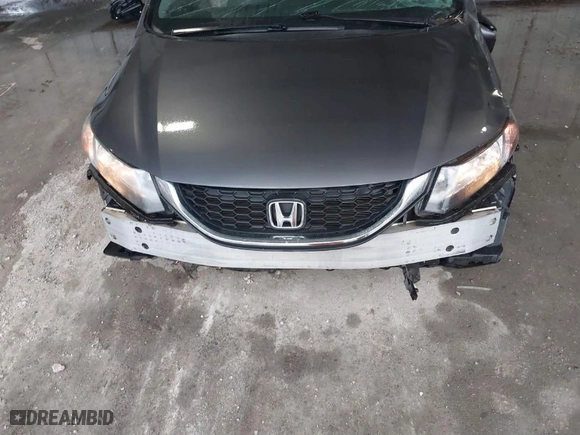 2015 Honda Civic Sedan LX with VIN 2HGFB2F55FH548939, listed as a IAAI auction lot 41592621 with 0 mi miles. Bid and sale history available at carsss.com. Image 6.