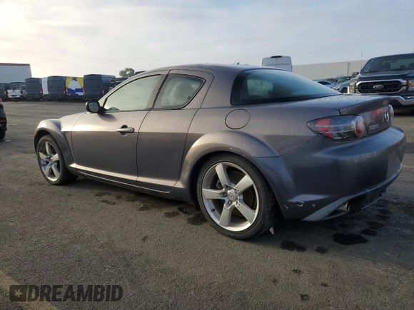 2006 Mazda RX-8 z VIN JM1FE173960204841, wystawiony jako Copart lot #85832354 z przebiegiem 129 871 mil mil oraz Czysty tytuł • Clean title. Historia ofert i sprzedaży dostępna na DreamBid. Obrazek 2.