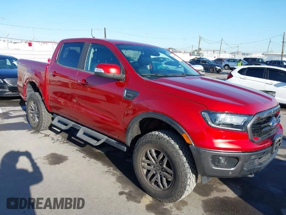 2022 Ford Ranger XL with VIN 1FTER4FHXNLD02305, listed as a IAAI auction lot 41820174 with 52,418 mi miles. Bid and sale history available at carsss.com. Image 1.