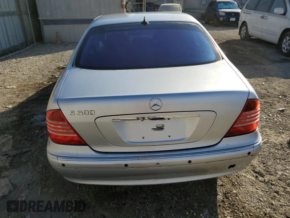 2004 Mercedes-Benz S-Class 4.3L with VIN WDBNG70JX4A387464, listed as a Copart auction lot 85808764 with 103,195 mi miles and Salvage Title. Bid and sale history available at carsss.com. Image 6.