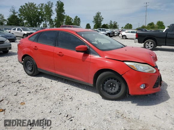 2012 Ford Focus SE with VIN 1FAHP3F27CL114126, listed as a Copart auction lot 57990805 with 131,122 mi miles and Clean title. Bid and sale history available at DreamBid. Image 4.