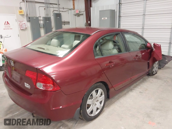 2008 Honda Civic LX with VIN 1HGFA165X8L071637, listed as a IAAI auction lot 41579354 with 239,735 mi miles and . Bid and sale history available at DreamBid. Image 4.
