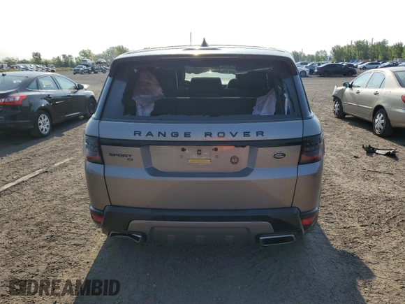2021 Land Rover Range Rover Sport HSE Silver Edition with VIN SALWR2SU4MA776331, listed as a Copart auction lot 71182984 with 36,140 mi miles and Salvage title. Bid and sale history available at DreamBid. Image 6.