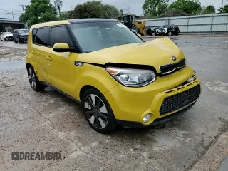 2014 Kia Soul + with VIN KNDJX3A50E7043571, listed as a Copart auction lot 53580215 with Not Provided miles and Salvage Title. Bid and sale history available at DreamBid. Image 13.
