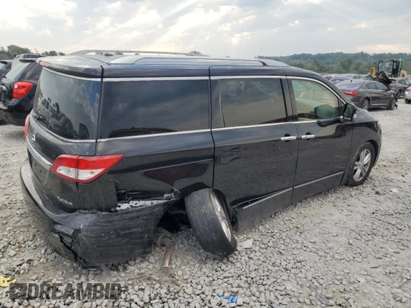 2015 Nissan Quest SV with VIN JN8AE2KP4F9126754, listed as a Copart auction lot 69391534 with 109,082 mi miles and Salvage Title. Bid and sale history available at carsss.com. Image 3.