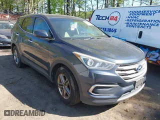 2018 Hyundai Santa Fe Sport 2.4L with VIN 5NMZT3LB7JH076930, listed as a IAAI auction lot 42057872 with 136,343 mi miles. Bid and sale history available at carsss.com. Image 1.