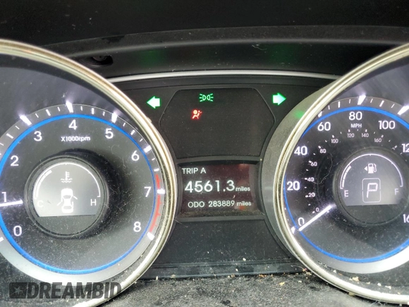 2013 Hyundai Sonata GLS z VIN 5NPEB4AC8DH554976, wystawiony jako Copart lot #54862045 z przebiegiem 283 889 mil mil oraz Szkoda całkowita • Salvage title. Historia ofert i sprzedaży dostępna na DreamBid. Obrazek 9.