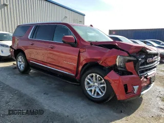 2023 GMC Yukon XL SLT with VIN 1GKS2GKD4PR184445, listed as a Copart auction lot 54438375 with 52,288 mi miles and Salvage Title. Bid and sale history available at carsss.com. Image 4.