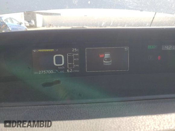 2021 Toyota Prius LE with VIN JTDL9MFU0M3024212, listed as a Copart auction lot 60416555 with 275,700 mi miles and Salvage title. Bid and sale history available at DreamBid. Image 9.