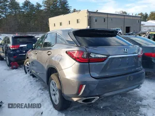 2017 Lexus RX with VIN 2T2BZMCAXHC075697, listed as a IAAI auction lot 41599002 with 37,668 mi miles. Bid and sale history available at carsss.com. Image 3.