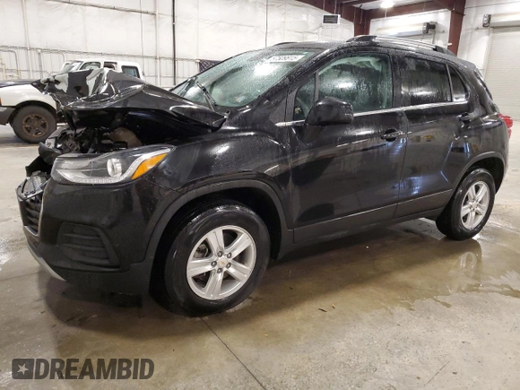 2020 Chevrolet Trax LT z VIN KL7CJPSB4LB317464, wystawiony jako Copart lot #57509815 z przebiegiem 81 667 mil mil oraz Szkoda całkowita • Salvage title. Historia ofert i sprzedaży dostępna na DreamBid. Obrazek 1.