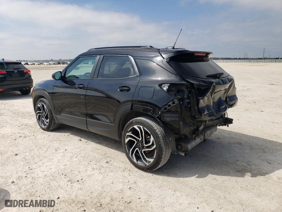 2024 Chevrolet TrailBlazer RS with VIN KL79MTSL7RB105959, listed as a Copart auction lot 45480295 with 19,045 mi miles and Salvage Title. Bid and sale history available at carsss.com. Image 2.