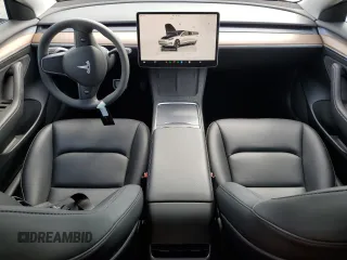 2023 Tesla Model 3 Long Range with VIN 5YJ3E1EB1PF603100, listed as a Copart auction lot 54945865 with 22,865 mi miles and Salvage Title. Bid and sale history available at DreamBid. Image 8.