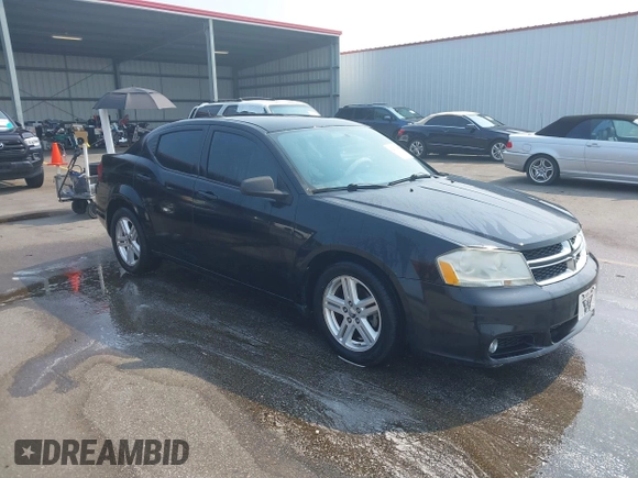 2013 Dodge Avenger SXT with VIN 1C3CDZCG1DN526424, listed as a IAAI auction lot 42379940 with 151,231 mi miles and . Bid and sale history available at DreamBid. Image 1.