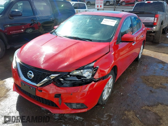 2017 Nissan Sentra S with VIN 3N1AB7APXHY304590, listed as a IAAI auction lot 41647599 with 86,294 mi miles and . Bid and sale history available at carsss.com. Image 17.