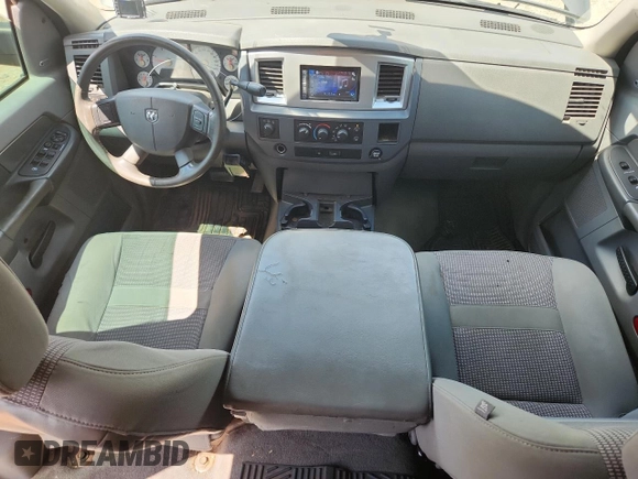 2007 Dodge 2500 SLT with VIN 3D7KS28A37G856156, listed as a Copart auction lot 63818225 with 371,510 mi miles and Salvage title. Bid and sale history available at DreamBid. Image 8.