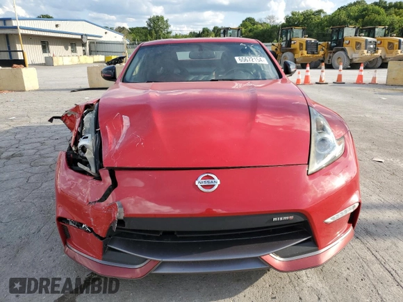 2016 Nissan 370Z NISMO Tech with VIN JN1AZ4EH4GM935107, listed as a Copart auction lot 65672154 with 81,144 mi miles and Salvage Title. Bid and sale history available at carsss.com. Image 5.