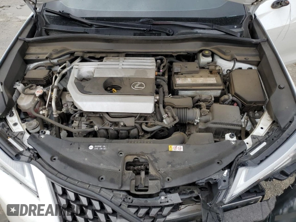 2021 Lexus UX 200 with VIN JTHX3JBHXM2040304, listed as a Copart auction lot 49006725 with 51,543 mi miles and Salvage title. Bid and sale history available at DreamBid. Image 11.