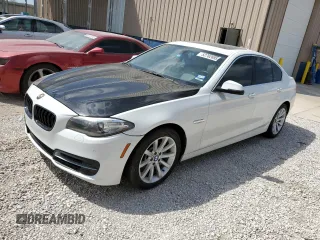 2014 BMW 5 Series 535i with VIN WBA5B1C57ED481777, listed as a Copart auction lot 52762695 with 155,290 mi miles and Clean Title. Bid and sale history available at carsss.com. Image 1.