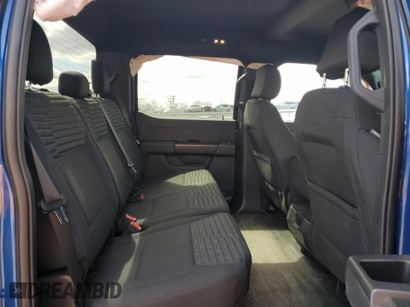 2022 Ford F-150 XL with VIN 1FTEW1EP3NFA76820, listed as a Copart auction lot 52161725 with 32,265 mi miles and Salvage Title. Bid and sale history available at carsss.com. Image 10.
