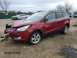 2016 Ford Escape SE with VIN 1FMCU9GX8GUB50543, listed as a Copart auction lot 47682215 with 50,763 mi miles and Salvage Title. Bid and sale history available at carsss.com. Image 1.