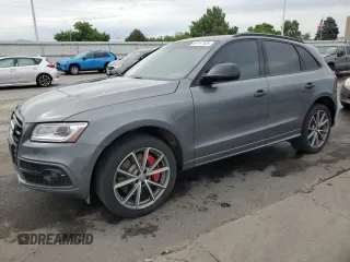 2017 Audi SQ5 Premium Plus z VIN WA1CCAFP4HA002123, wystawiony jako Copart lot #59167535 z przebiegiem 113 321 mil mil oraz Szkoda całkowita • Salvage title. Historia ofert i sprzedaży dostępna na DreamBid. Obrazek 1.