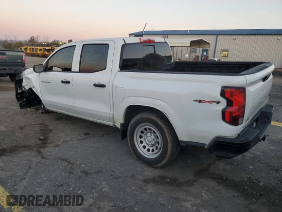 2023 Chevrolet Colorado 4WD Work Truck z VIN 1GCGTBEC9P1146339, wystawiony jako Copart lot #48175095 z przebiegiem 44 478 mil mil oraz Szkoda całkowita • Salvage title. Historia ofert i sprzedaży dostępna na DreamBid. Obrazek 2.