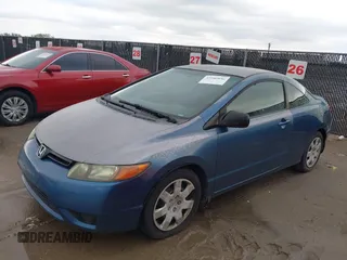 2008 Honda Civic Cpe LX with VIN 2HGFG11638H507966, listed as a IAAI auction lot 42180856 with 168,172 mi miles. Bid and sale history available at carsss.com. Image 2.