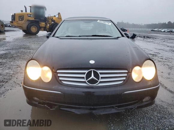 2005 Mercedes-Benz CLK 320 with VIN WDBTK65J45F163068, listed as a Copart auction lot 80298274 with 130,785 mi miles and Salvage Title. Bid and sale history available at DreamBid. Image 5.