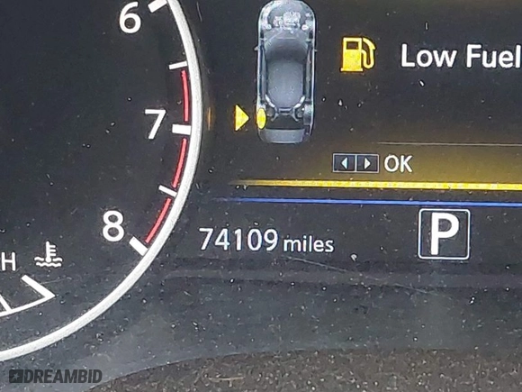 2018 Nissan Maxima SL with VIN 1N4AA6AP2JC386345, listed as a IAAI auction lot 41663507 with 74,109 mi miles. Bid and sale history available at carsss.com. Image 15.