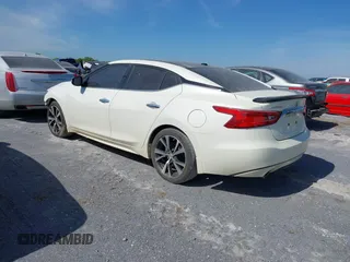 2017 Nissan Maxima Platinum with VIN 1N4AA6AP7HC382348, listed as a IAAI auction lot 41600411 with 113,611 mi miles. Bid and sale history available at carsss.com. Image 3.