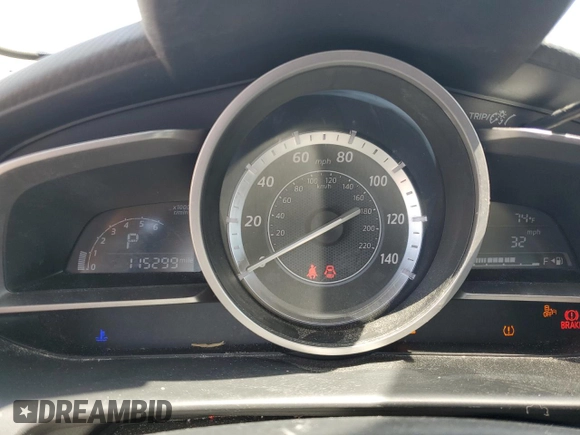 2016 Mazda CX-3 Touring with VIN JM1DKDC71G0130858, listed as a Copart auction lot 52047765 with 115,299 mi miles and Salvage Title. Bid and sale history available at carsss.com. Image 9.