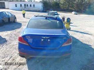 2019 Genesis G70 Advanced with VIN KMTG34LE7KU027701, listed as a IAAI auction lot 41884492 with 60,795 mi miles and . Bid and sale history available at DreamBid. Image 16.