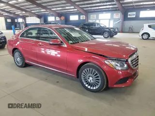 2016 Mercedes-Benz C 300 Luxury with VIN 55SWF4KB8GU157719, listed as a Copart auction lot 53180595 with 114,888 mi miles and Salvage Title. Bid and sale history available at carsss.com. Image 4.