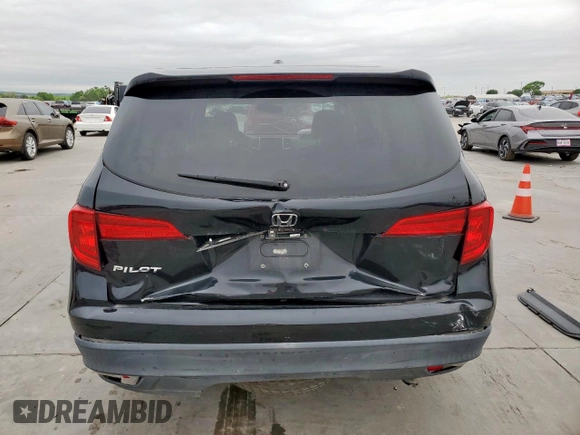 2017 Honda Pilot EX-L with VIN 5FNYF5H84HB005790, listed as a Copart auction lot 51681175 with 91,937 mi miles and Salvage title. Bid and sale history available at DreamBid. Image 6.