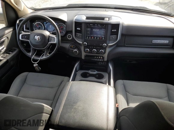 2020 Ram 1500 Big Horn with VIN 1C6RREBT9LN121495, listed as a Copart auction lot 79630484 with 66,280 mi miles and Salvage Title. Bid and sale history available at carsss.com. Image 8.