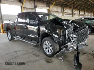 2024 Nissan Titan SV with VIN 1N6AA1FB4RN118307, listed as a Copart auction lot 51018655 with 445 mi miles and Salvage title. Bid and sale history available at DreamBid. Image 4.