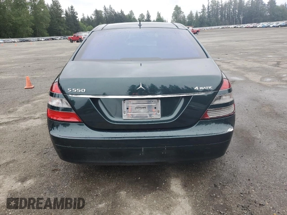 2007 Mercedes-Benz S 550 z VIN WDDNG86X07A108018, wystawiony jako Copart lot #57349965 z przebiegiem Nie podano mil oraz Czysty tytuł • Clean title. Historia ofert i sprzedaży dostępna na DreamBid. Obrazek 6.