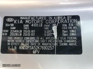 2019 Kia Soul + with VIN KNDJP3A52K7690257, listed as a Copart auction lot 46358195 with 101,471 mi miles and Salvage Title. Bid and sale history available at carsss.com. Image 14.
