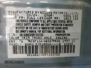 2024 Nissan Sentra SV with VIN 3N1AB8CV0RY333700, listed as a Copart auction lot 66105155 with 25,655 mi miles and Clean title. Bid and sale history available at DreamBid. Image 12.