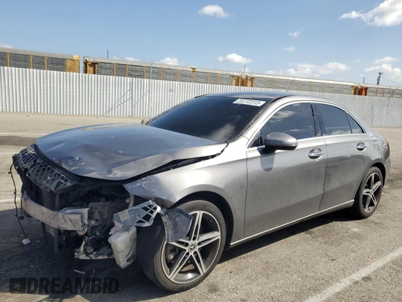 2019 Mercedes-Benz A 220 with VIN WDD3G4EB9KW025155, listed as a Copart auction lot 51772315 with 46,401 mi miles and Salvage Title. Bid and sale history available at DreamBid. Image 1.