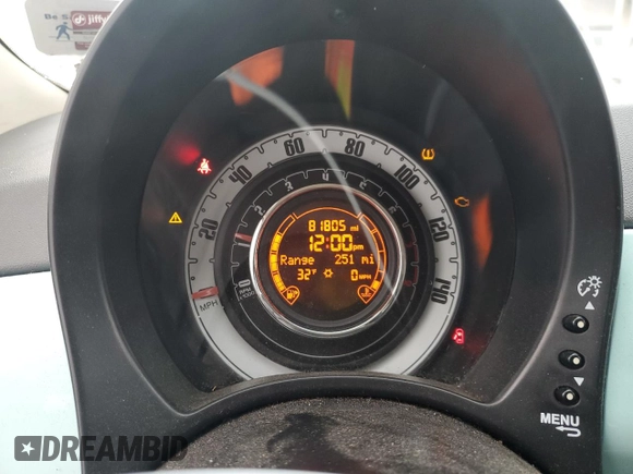 2016 FIAT 500 Pop with VIN 3C3CFFAR0GT169576, listed as a Copart auction lot 85710074 with 81,805 mi miles and Salvage Title. Bid and sale history available at carsss.com. Image 9.
