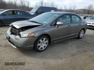 2008 Honda Civic LX with VIN 2HGFA16578H305987, listed as a Copart auction lot 49383425 with 302,179 mi miles and Clean Title. Bid and sale history available at DreamBid. Image 1.