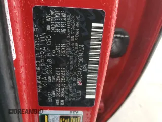 2023 Kia EV6 Wind with VIN KNDC34LA7P5604724, listed as a Copart auction lot 51192135 with 52,538 mi miles and Clean Title. Bid and sale history available at carsss.com. Image 13.