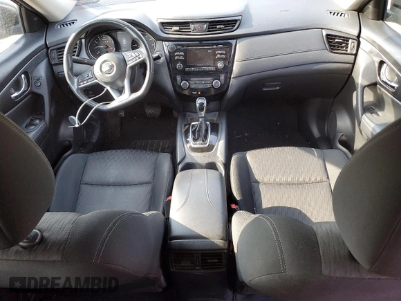 2017 Nissan Rogue SV with VIN KNMAT2MV8HP582557, listed as a Copart auction lot 47607375 with 109,172 mi miles and Salvage title. Bid and sale history available at DreamBid. Image 8.