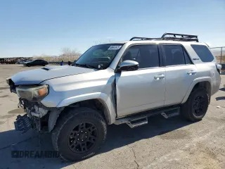 2018 Toyota 4Runner SR5 with VIN JTEBU5JR3J5596907, listed as a Copart auction lot 46641675 with 31,838 mi miles and Salvage Title. Bid and sale history available at DreamBid. Image 1.