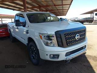 2019 Nissan Titan Pro-4X with VIN 1N6BA1F45KN533051, listed as a IAAI auction lot 42587343 with 134,768 mi miles and . Bid and sale history available at DreamBid. Image 1.